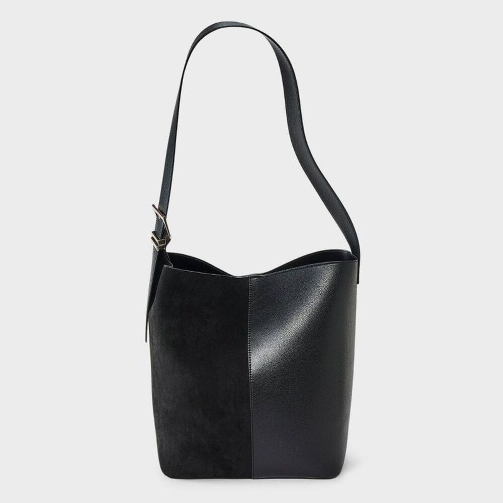 A New Day - Shoulder Bucket Bag - A New Day Black Black